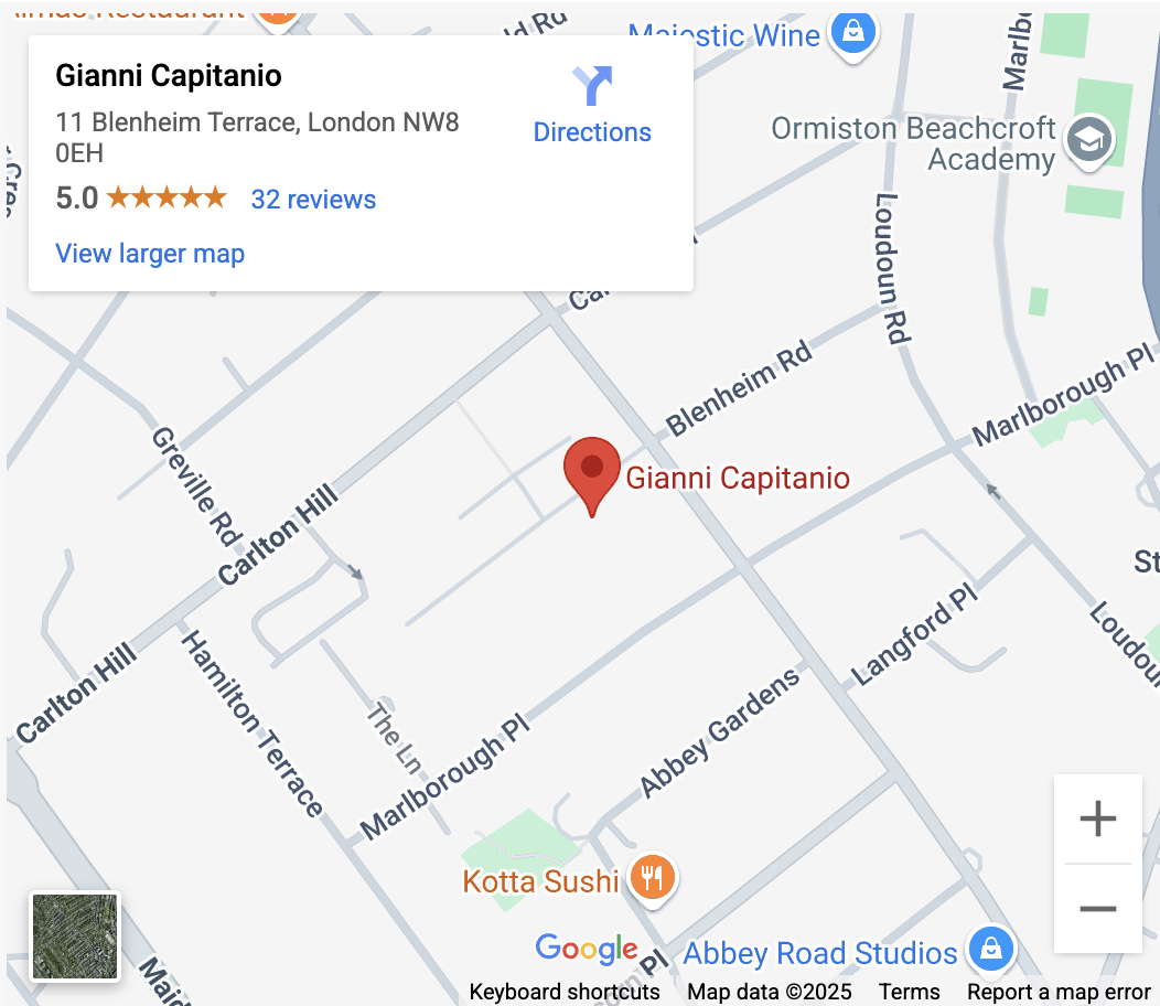 Gianni Capitanio salon contact and appointment booking